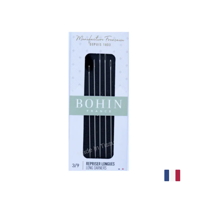 Aiguilles à repriser LONGUES Bohin assortiment n°3/9