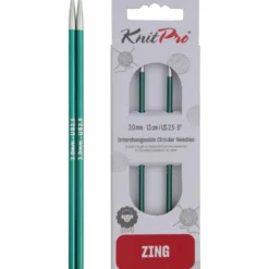 Aiguilles à tricoter Knit pro : Circulaire, Interchangeables, Standard, "zing" 3mm