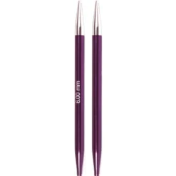 Aiguilles à tricoter Knit pro : Circulaire, Interchangeables, Standard, "zing" 6mm