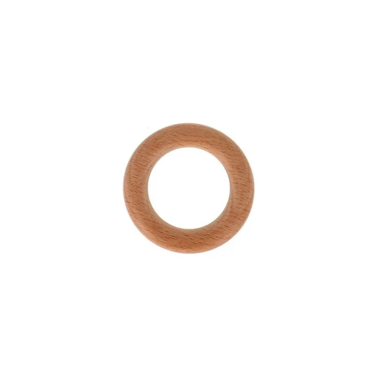 Anneau de dentition bébé en bois Rond - 55mm