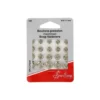 Assortiment boutons pressions à coudre 6-11 mm - argent