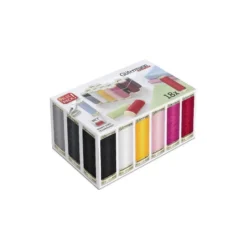 Assortiment de 18 fils basiques Gutermann 100% polyester
