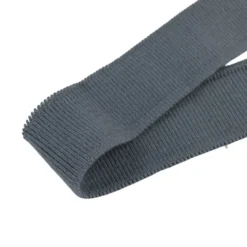 Bande pour embout de manche de polo gris anthracite - OEKO TEX - 143cm