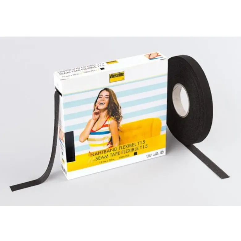 Bande Thermocollante Droit-Fil T15 – Vlieseline pour Tissus Extensibles
