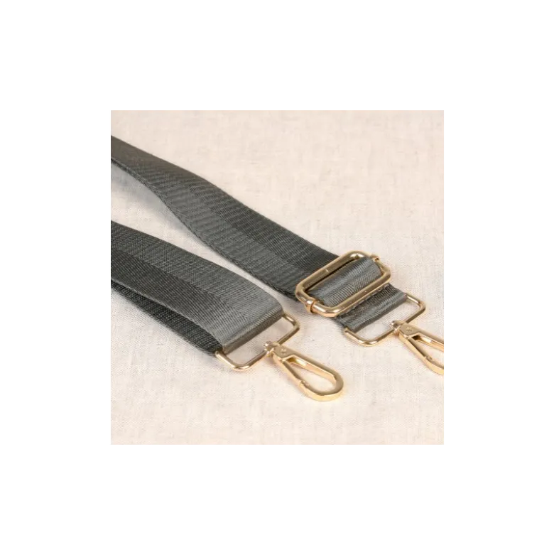 Bandoulière Sangle bicolore 40mm - Gris