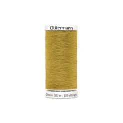 Bobine de fil jean jaune Gutermann 100 m - N°1310