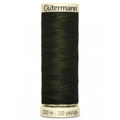 Bobine de Fil pour tout coudre Gutermann 100 m - N°304 vert kaki