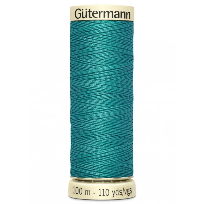 Bobine de Fil pour tout coudre Gutermann 100 m - N°107 bleu turquoise