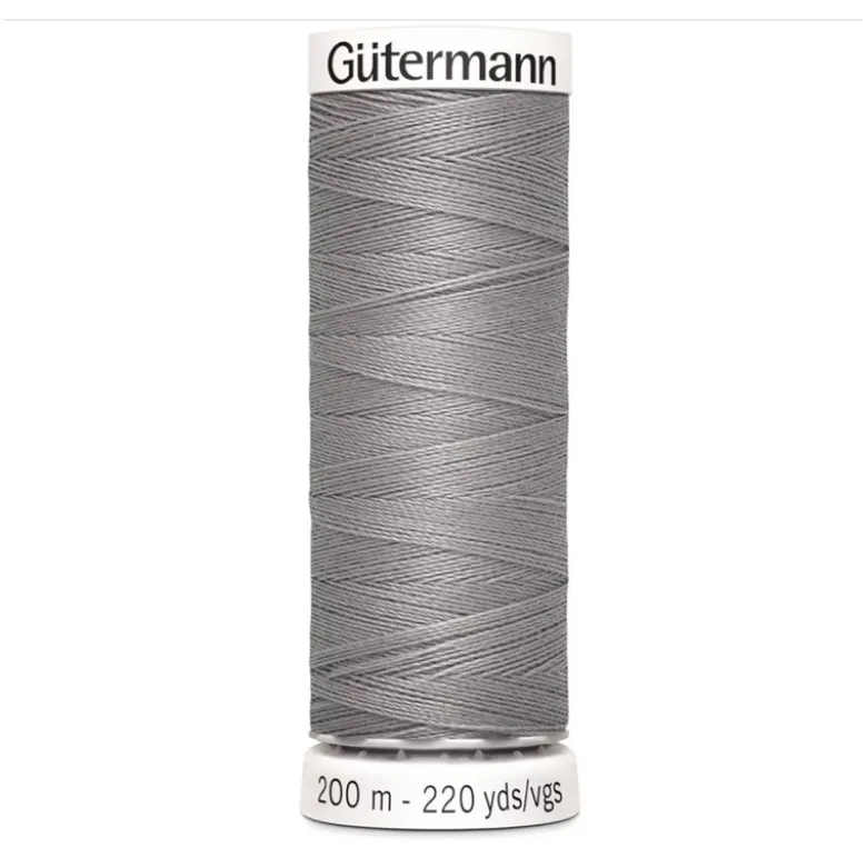 Bobine de Fil pour tout coudre Gutermann 200 m - N°495 gris clair