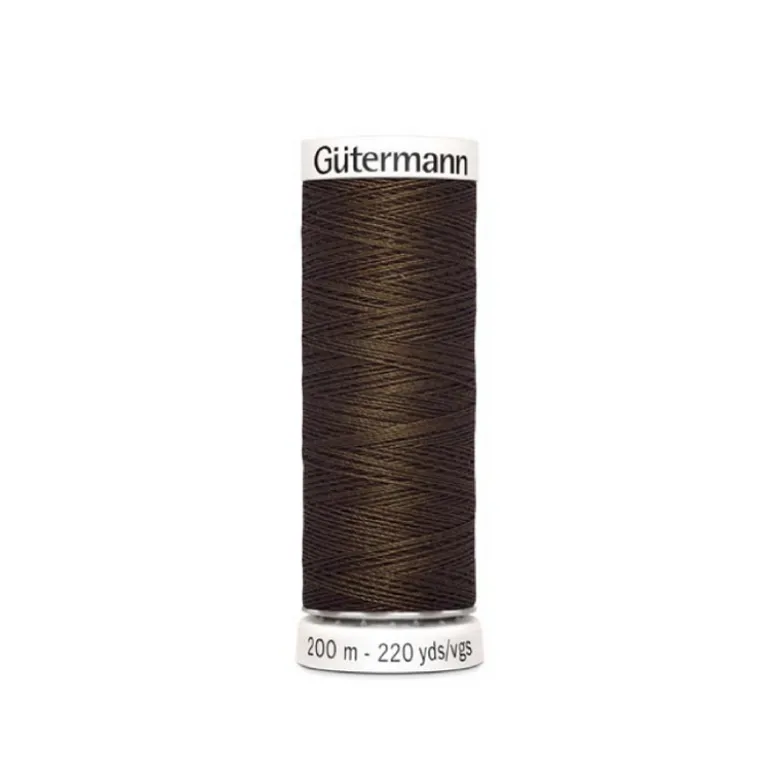 Bobine de Fil pour tout coudre Gutermann 200 m - N°816 marron