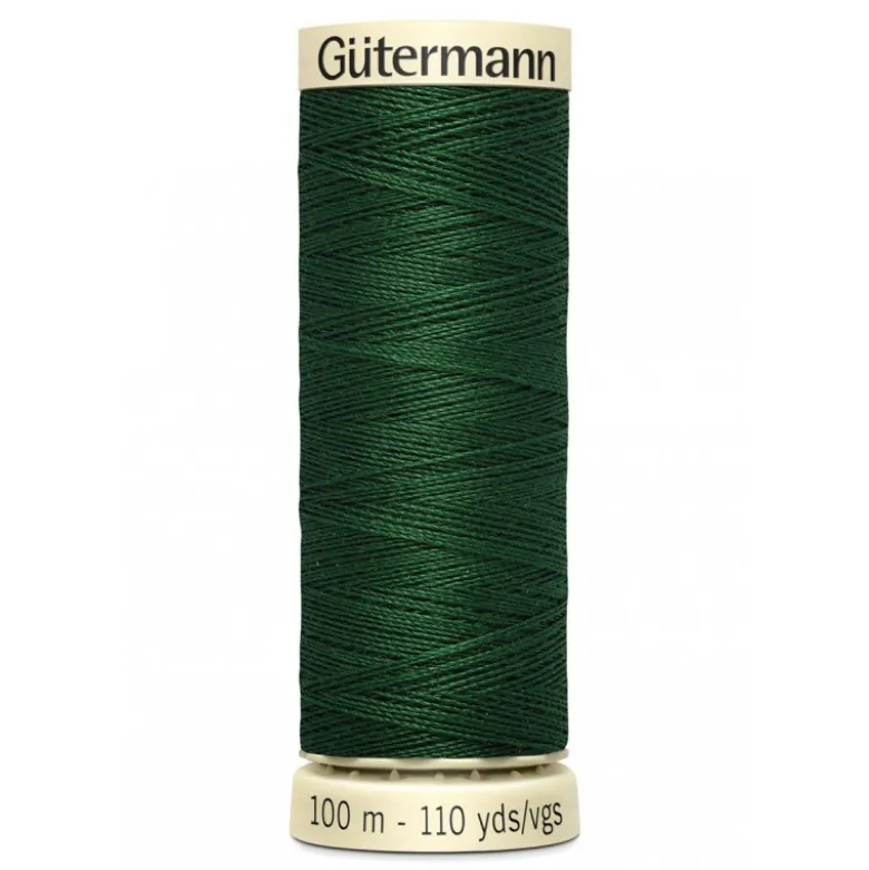Bobine de Fil pour tout coudre Gutermann 100 m - N°456 vert