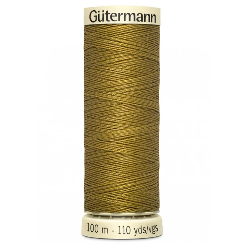 Bobine de Fil pour tout coudre Gutermann 100 m - N°886 olive