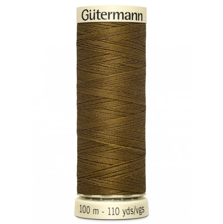 Bobine de Fil pour tout coudre Gutermann 100 m - N°288 marron