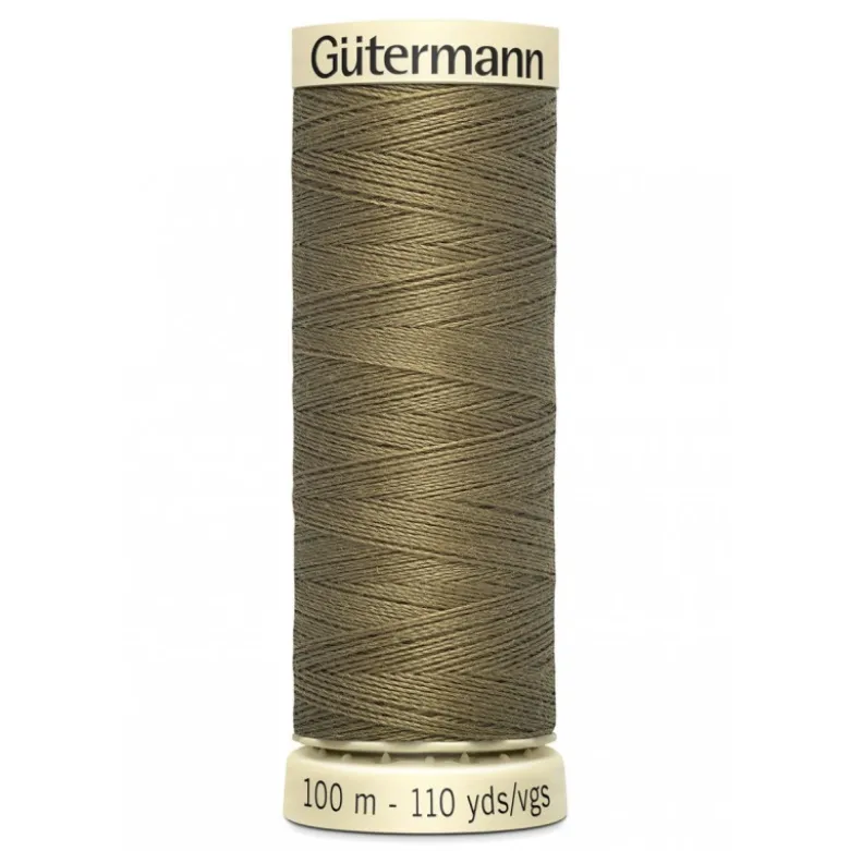 Bobine de Fil pour tout coudre Gutermann 100 m - N°528 marron
