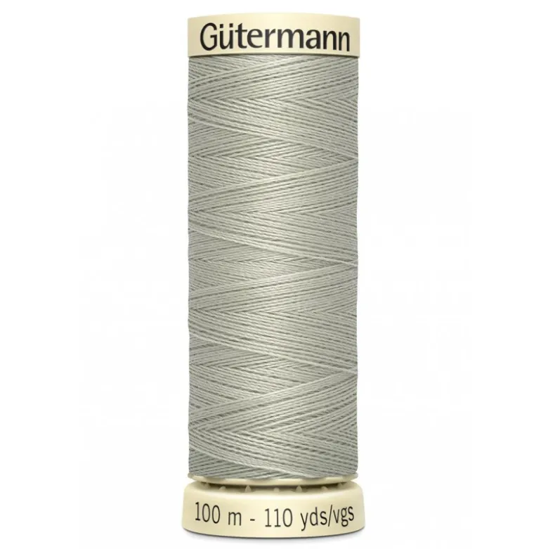 Bobine de Fil pour tout coudre Gutermann 100 m - N°633 gris