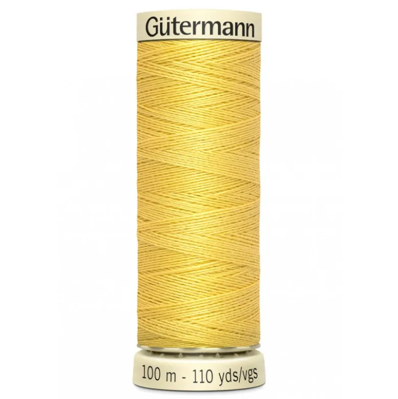 Bobine de Fil pour tout coudre Gutermann 100 m - N°327 jaune