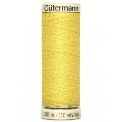 Bobine de Fil pour tout coudre Gutermann 100 m - N°580 jaune