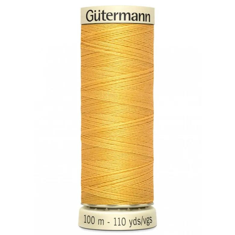 Bobine de Fil pour tout coudre Gutermann 100 m - N°416 jaune