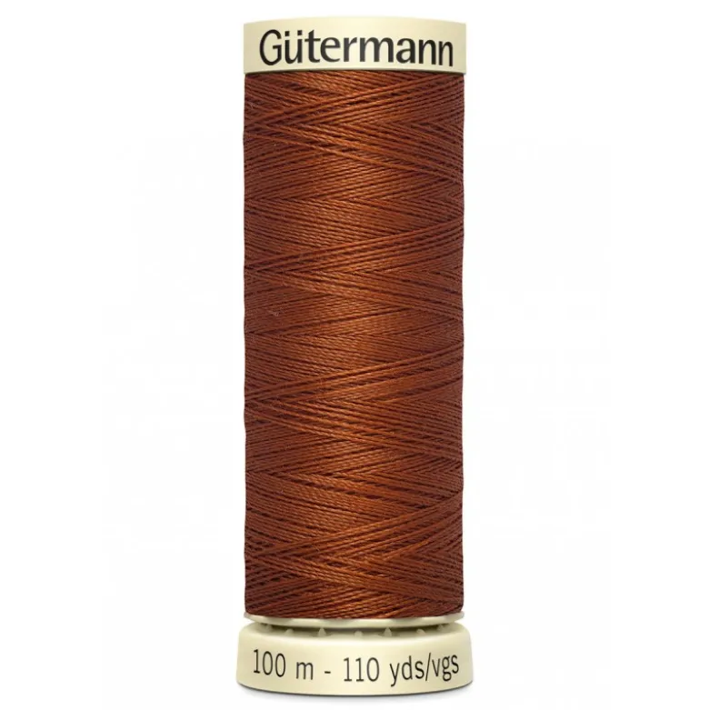 Bobine de Fil pour tout coudre Gutermann 100 m - N°934 cognac