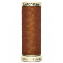 Bobine de Fil pour tout coudre Gutermann 100 m - N°649 marron