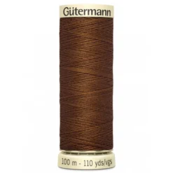 Bobine de Fil pour tout coudre Gutermann 100 m - N°450 marron