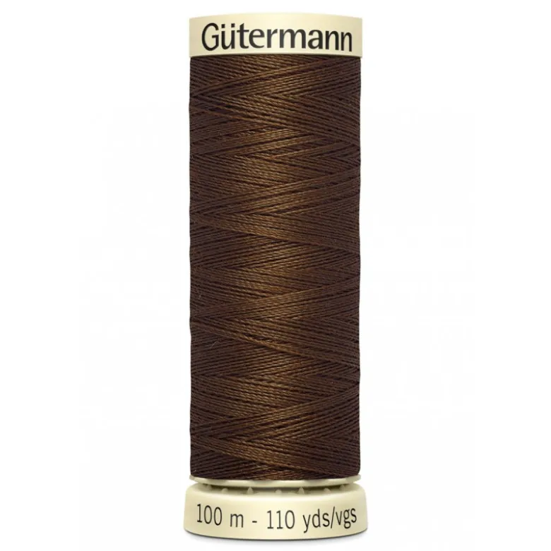 Bobine de Fil pour tout coudre Gutermann 100 m - N°767 marron