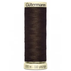 Bobine de Fil pour tout coudre Gutermann 100 m - N°406 marron