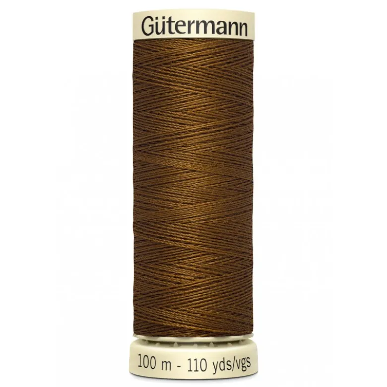 Bobine de Fil pour tout coudre Gutermann 100 m - N°19 marron