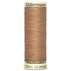 Bobine de Fil pour tout coudre Gutermann 100 m - N°179 marron clair