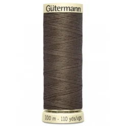 Bobine de Fil pour tout coudre Gutermann 100 m - N°467 marron