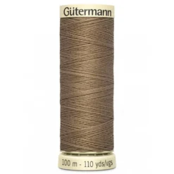 Bobine de Fil pour tout coudre Gutermann 100 m - N°850 marron clair