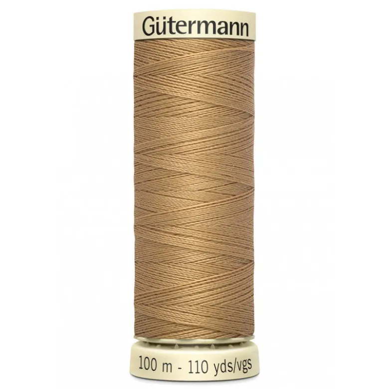 Bobine de Fil pour tout coudre Gutermann 100 m - N°591 sable