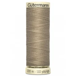 Bobine de Fil pour tout coudre Gutermann 100 m - N°263 beige
