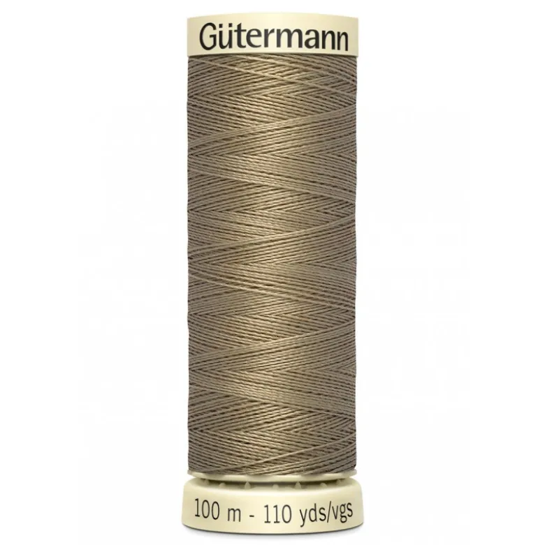 Bobine de Fil pour tout coudre Gutermann 100 m - N°208 taupe