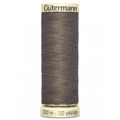 Bobine de Fil pour tout coudre Gutermann 100 m - N°469 marron gris