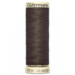Bobine de Fil pour tout coudre Gutermann 100 m - N°480 marron