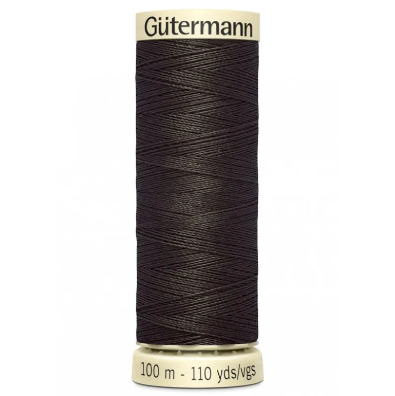 Bobine de Fil pour tout coudre Gutermann 100 m - N°671 marron