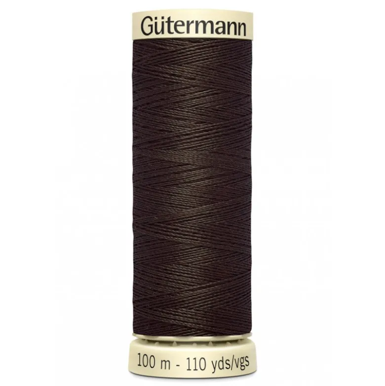 Bobine de Fil pour tout coudre Gutermann 100 m - N°780 marron