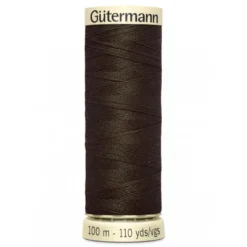 Bobine de Fil pour tout coudre Gutermann 100 m - N°21 marron