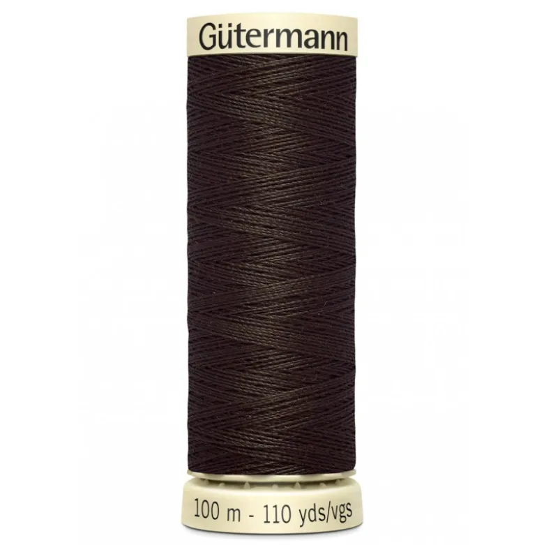 Bobine de Fil pour tout coudre Gutermann 100 m - N°769 marron