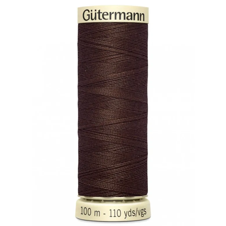 Bobine de Fil pour tout coudre Gutermann 100 m - N°774 chocolat