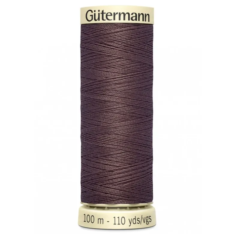 Bobine de Fil pour tout coudre Gutermann 100 m - N°423 chocolat