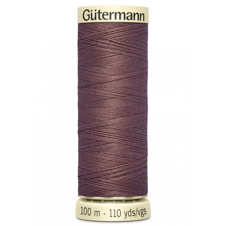 Bobine de Fil pour tout coudre Gutermann 100 m - N°428 marron chaud