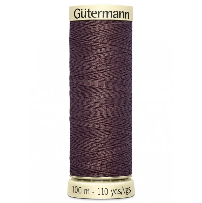 Bobine de Fil pour tout coudre Gutermann 100 m - N°883 marron chaud