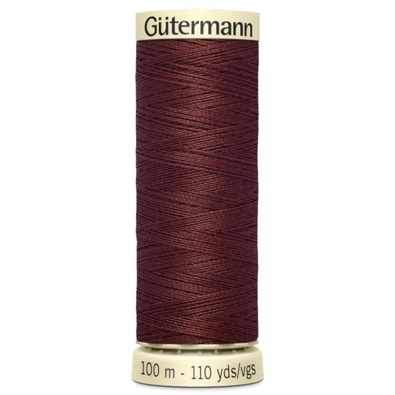 Bobine de Fil pour tout coudre Gutermann 100 m - N°174 chocolat