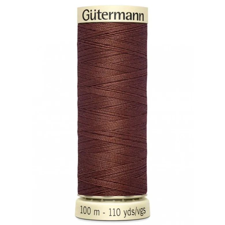 Bobine de Fil pour tout coudre Gutermann 100 m - N°478 chocolat