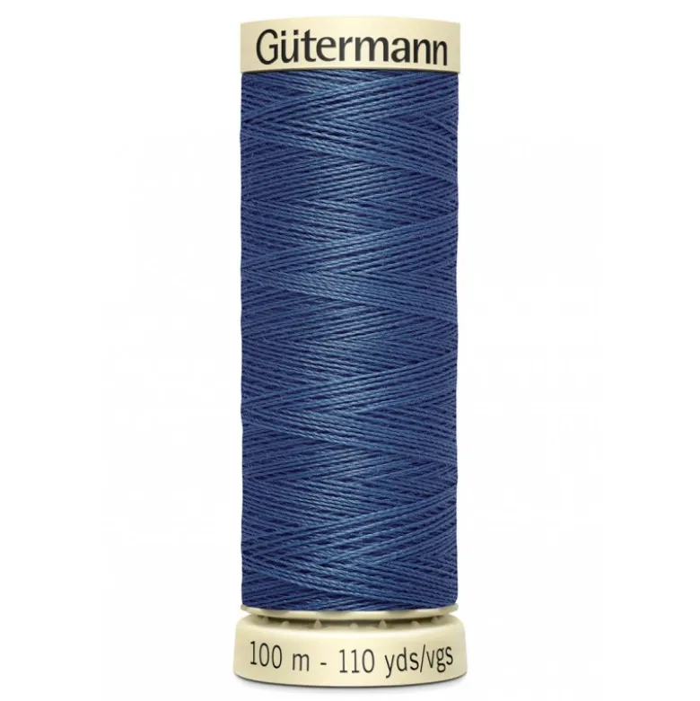 Bobine de Fil pour tout coudre Gutermann 100 m - N°435 bleu
