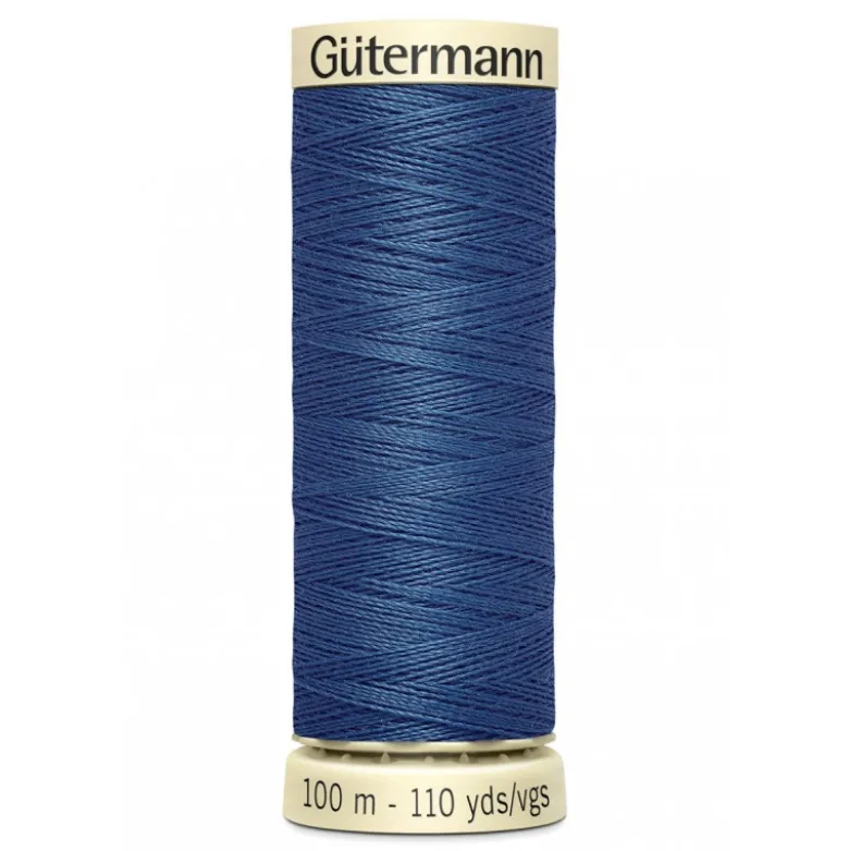 Bobine de Fil pour tout coudre Gutermann 100 m - N°786 bleu