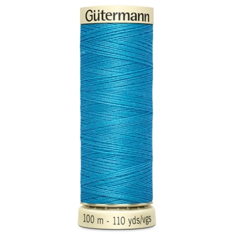 Bobine de Fil pour tout coudre Gutermann 100 m - N°197 bleu