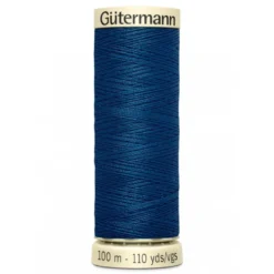Bobine de Fil pour tout coudre Gutermann 100 m - N°967 bleu